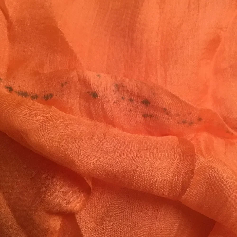 Women’s Orange Silk Scarf  See Details